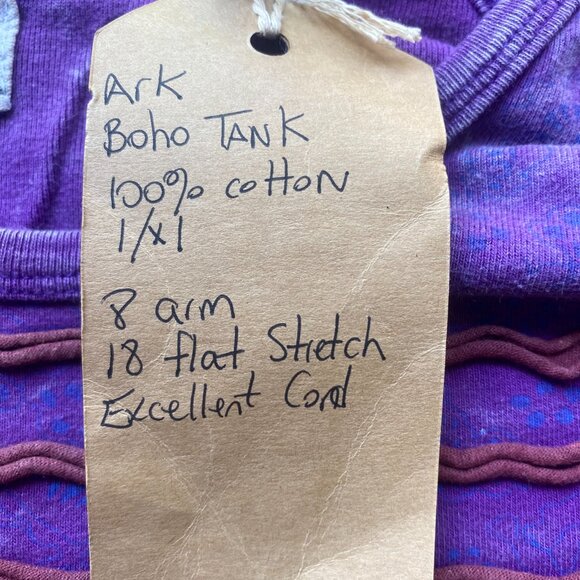 *🤗454-ARnK You Beautiful 💙 Ark Bohemian Ribbon Tank - Picture 6 of 7